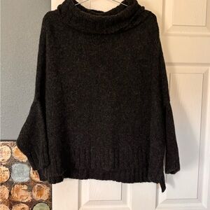 Cozy Mersea Alpaca Blend Black Sweater